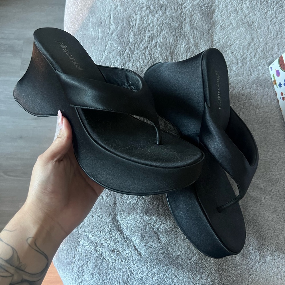 JEFFREY CAMPBELL DRIPPI SANDALS